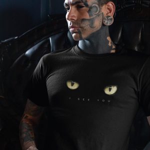 black cat one7 mens t shirt 2